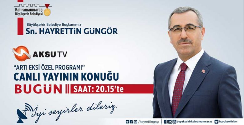 Başkan Güngör “Artı Eksi” Özel Yayınına Konuk Oluyor