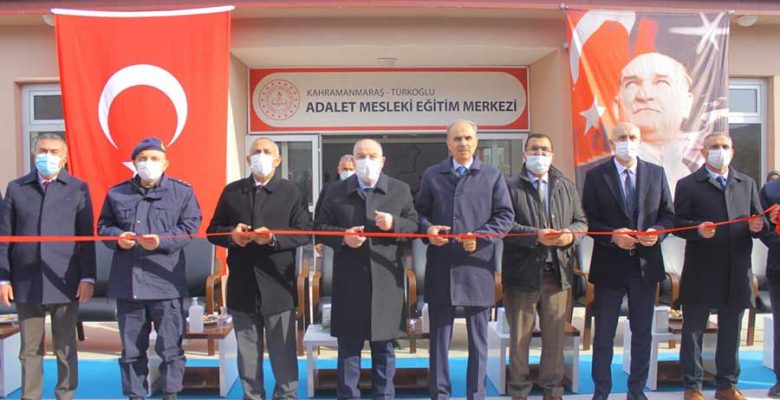 TÜRKOĞLU ADALET MESLEKİ EĞİTİM MERKEZİ TÖRENLE AÇILDI