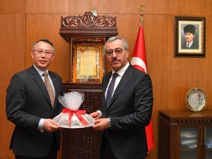Büyükşehir Belediye Başkanı Hayrettin Güngör, Tayvan’ın Ankara Temsilcisi Volkan Chih-Yang