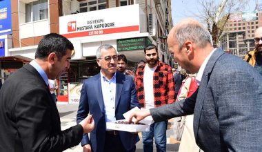 Başkan Güngör Trabzon Caddesi’nde Esnafla Buluştu