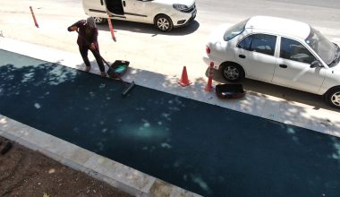 Binevler Caddesi Yenileme Projesi’nde Üstyapıya Geçildi