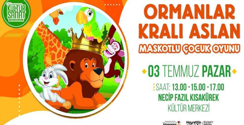 ‘Ormanlar Kralı Aslan’ Miniklerle Buluşacak