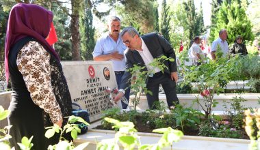 Şehitler Kabirleri Başında Dualarla Anıldı