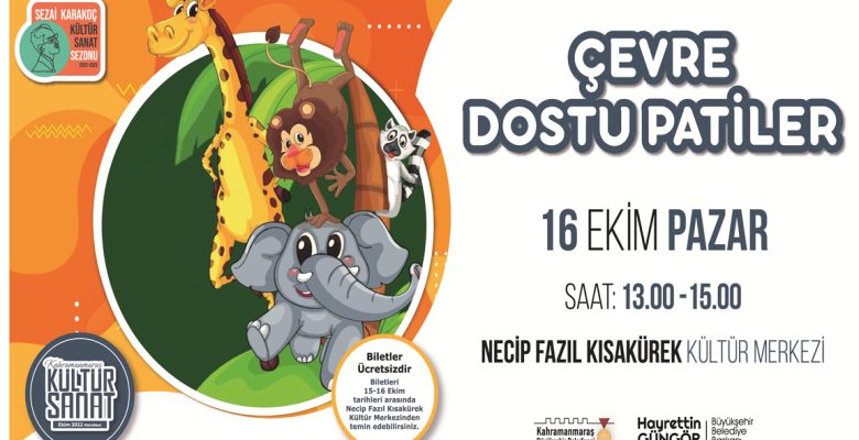 “Çevre Dostu Patiler” Miniklerle Buluşmaya Geliyor