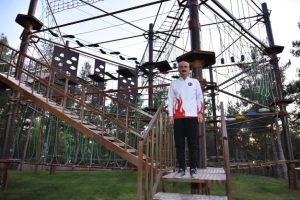 Yaz aylarında yoğun ilgi gören Dulkadiroğlu Heyecan Bahçesi, kış aylarında