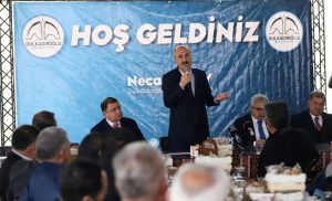 Dulkadiroğlu Belediye Başkanı Necati Okay, kırsal mahalle muhtarlarıyla gerçekleştirdiği toplantıda