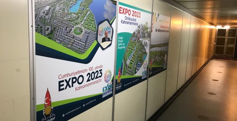 Havalimanlarında EXPO 2023 Onikişubat ve Kahramanmaraş rüzgârı