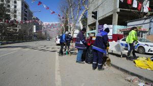 Kahramanmaraş Büyükşehir Belediyesi, deprem sonrası halk sağlığının korunması ve hijyenin
