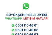 Büyükşehir WhatsApp İletişim Hattını Hizmete Aldı