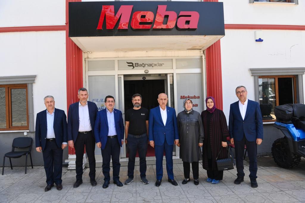 Büyükşehir Belediye Başkanı Hayrettin Güngör, Tarım ve Orman Bakanı Prof.