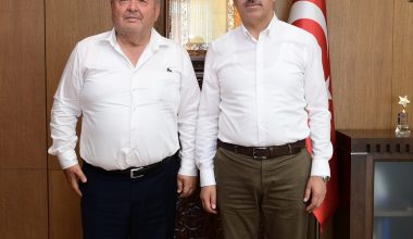 Başkan Güngör, Kadirli ve Ahlat Belediye Başkanını Ağırladı