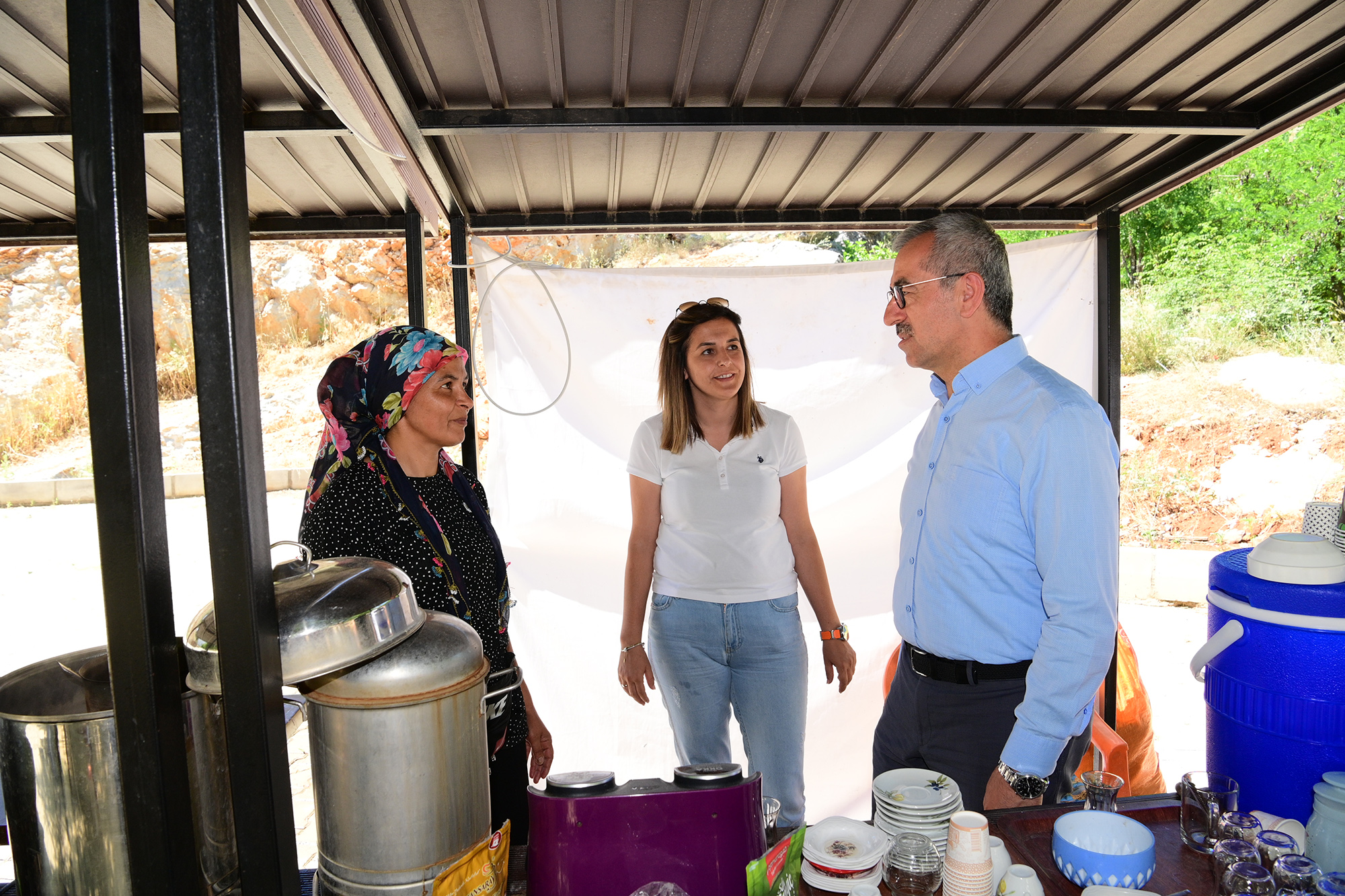 Yeşilgöz’de vatandaşlarla bir araya gelen Başkan Hayrettin Güngör, “Hemşehrilerimiz Yeşilgöz’ün