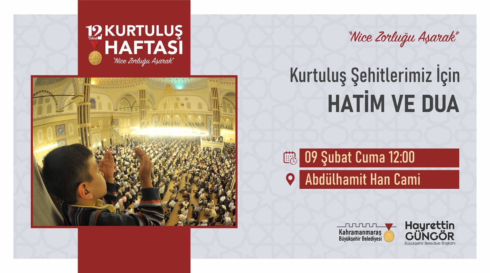 Kahramanmaraş’ın düşman işgalinden kurtuluşunun 104. yıl dönümü dolayısıyla Büyükşehir Belediyesi