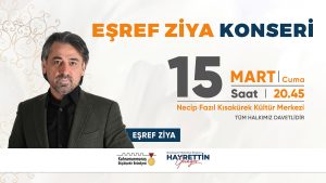 Büyükşehir Belediyesinin Ramazan ayı etkinlikleri kapsamında 15 Mart Cuma günü
