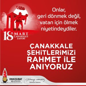 Başkan Mahçiçek; ‘Çanakkale ruhu, Kahramanmaraş’ta vücut bulmuştur’ 18 Mart Çanakkale