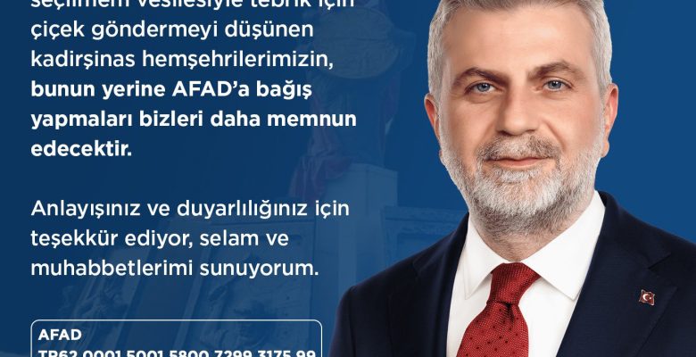 Başkan Görgel’den Örnek Davranış