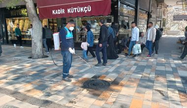 Ortak Kullanım Alanları Ramazan Bayramı Öncesi Dezenfekte Ediliyor