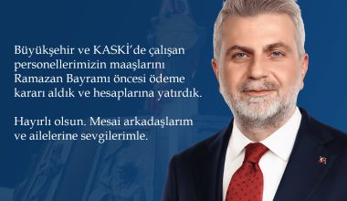 Başkan Görgel Talimat Verdi, Bayram Öncesi Maaş Ödemeleri Öne Çekildi