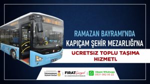 Büyükşehir Belediyesi, ahirete irtihal eden yakınlarını kabirleri başında ziyaret etmek