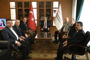 Rektörlerden Başkan Güngör’e Veda Ziyareti KSÜ Rektörü Prof. Dr. Alptekin