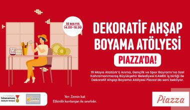 Büyükşehir’in Dekoratif Ahşap Boyama Atölyesi Piazza’da Vatandaşlarla Buluşacak