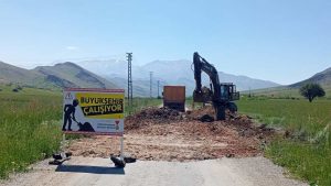 Kahramanmaraş Büyükşehir Belediyesi, Elbistan ilçesinde Gümüşdöven ve Karahasanuşağı grup yollarında