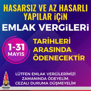 Onikişubat Belediyesi’nden önemli Emlak Vergisi ödemesi hatırlatması Vatandaş odaklı hizmetleriyle