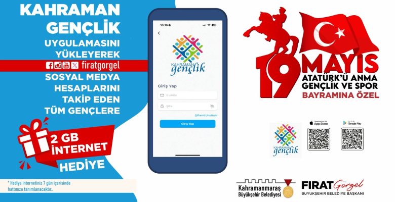 Büyükşehir’den Gençlere Özel 19 Mayıs Hediyesi: 2 GB İnternet!