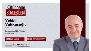 Kahramanmaraş Büyükşehir Belediyesi’nin düzenlediği Kütüphane Söyleşileri, edebiyat tutkunlarının ilgiyle takip