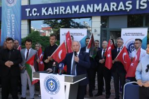 Kahramanmaraş İstiklal Üniversitesi (KİÜ) akademisyen, idareci ve öğrenci topluluklarınca gerçekleştirilen