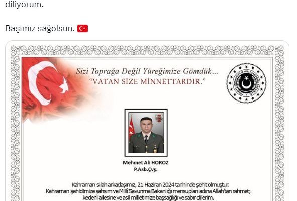 Başkan Fırat Görgel: “Başımız Sağ Olsun”