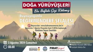 Kahramanmaraş Büyükşehir Belediyesi’nin yoğun ilgi gören Doğa Yürüyüşleri etkinliği, bu