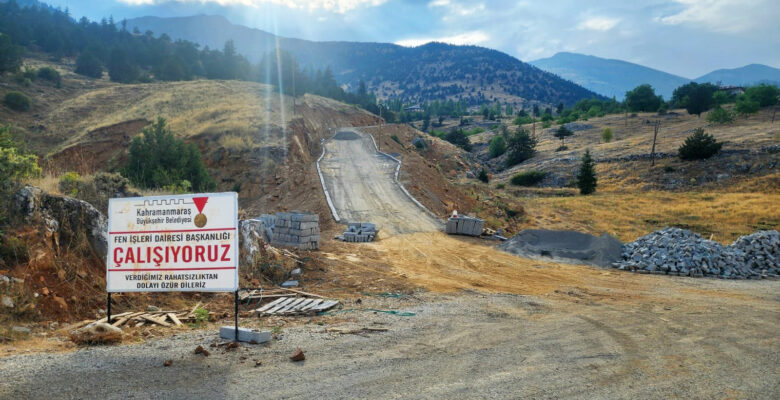 Göksun Kırsalında Ulaşım Yatırımları Sürdürülüyor