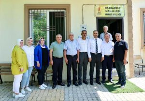 Başkan Toptaş, Muhtarlarla Buluşup Esnafları Ziyaret Etti Onikişubat Belediye Başkanı
