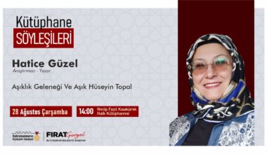 Kütüphane Söyleşileri’nin Konuğu Yazar Hatice Güzel Olacak