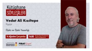 Büyükşehir Belediyesinin okur ve yazarları bir araya getirdiği Kütüphane Söyleşileri
