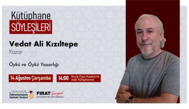 Yazar Vedat Ali Kızıltepe Şiir ve Edebiyatın Başkentinde