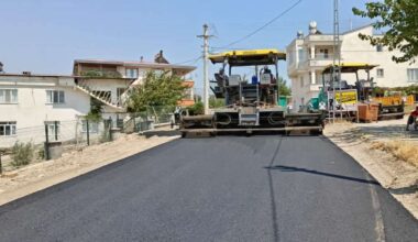 Yabalıç Caddesi’ne Sıcak Asfalt Çalışması Yapıldı