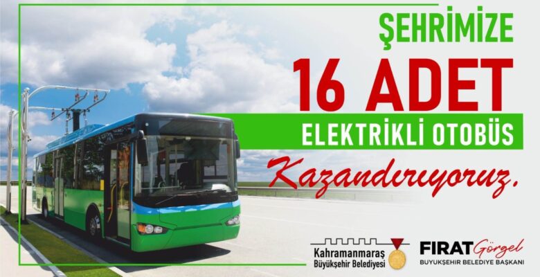 Büyükşehir, 16 Elektrikli Otobüs Alıyor