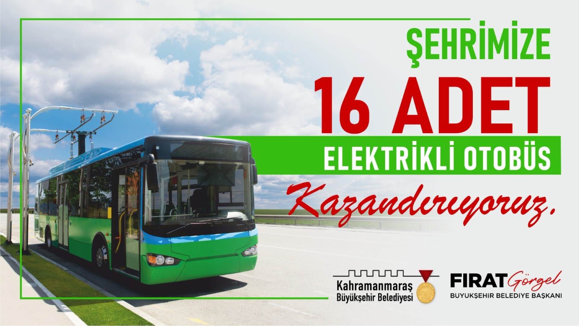 Geçtiğimiz aylarda hizmete sunulan hibrit otobüslerin ardından şehirde toplu taşıma