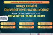 “Onikişubat Belediyesi’nin ücretsiz Üniversite Hazırlık Kursu’na kayıtlar başladı