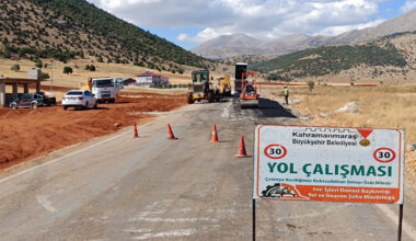 Büyükşehir, Göksun’da Ulaşım Atağını Sürdürüyor