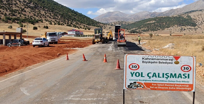 Büyükşehir, Göksun’da Ulaşım Atağını Sürdürüyor