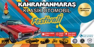 Kahramanmaraş, Onikişubat Belediyesi ev sahipliğinde klasik otomobil tutkunlarını bir araya