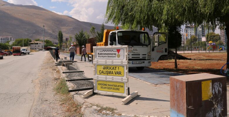 Büyükşehir, Elbistan’daki Millet Bahçesini Yeniliyor