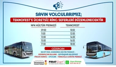 Büyükşehir’den TEKNOFEST’e Ücretsiz Ring Seferi