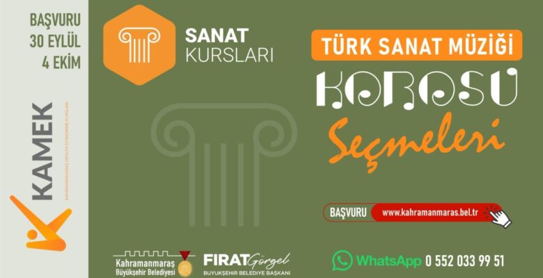 Türk Sanat Müziği Korosu Yeni Yeteneklerini Arıyor