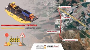 Şehrin ulaşım ağını güçlendirmek amacıyla yatırımlarını kesintisiz sürdüren Kahramanmaraş Büyükşehir