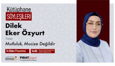 Kütüphane Söyleşileri, Yazar Özyurt İle Devam Edecek