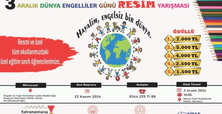 3 Aralık Dünya Engelliler Günü Resim Yarışması